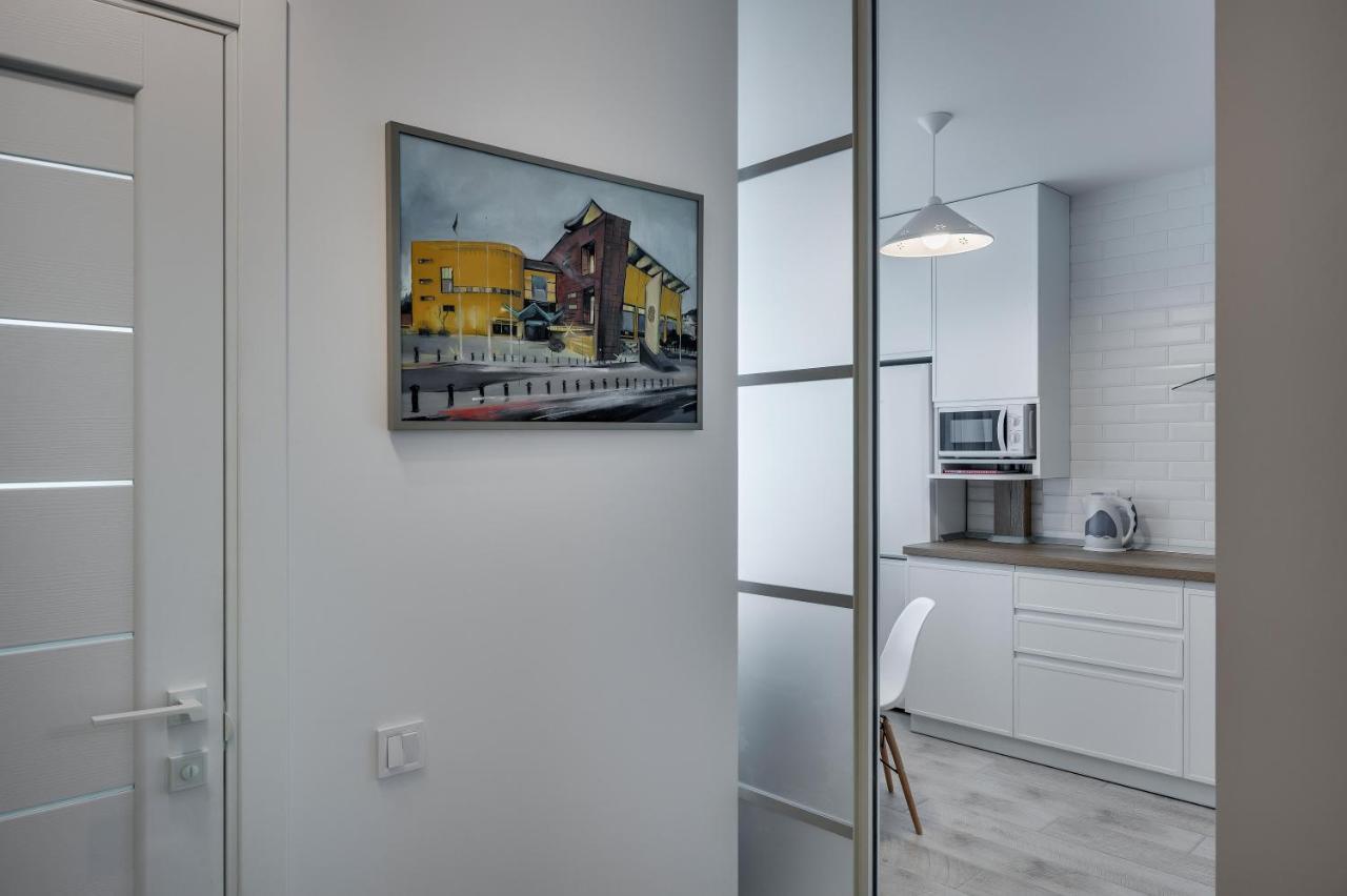 White Apartment Scandinavian Style Zaporizhia Exteriér fotografie
